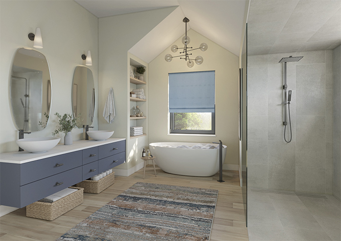 Wexley, Denim - Roman Blind - Image 6